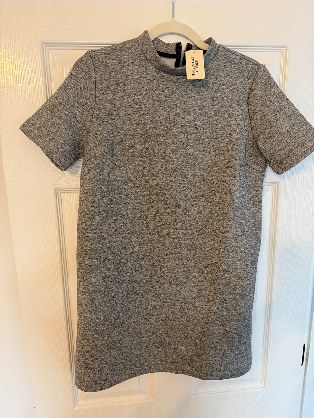 Forever 21 Women’s Heather Gray Short Sleeve Dress